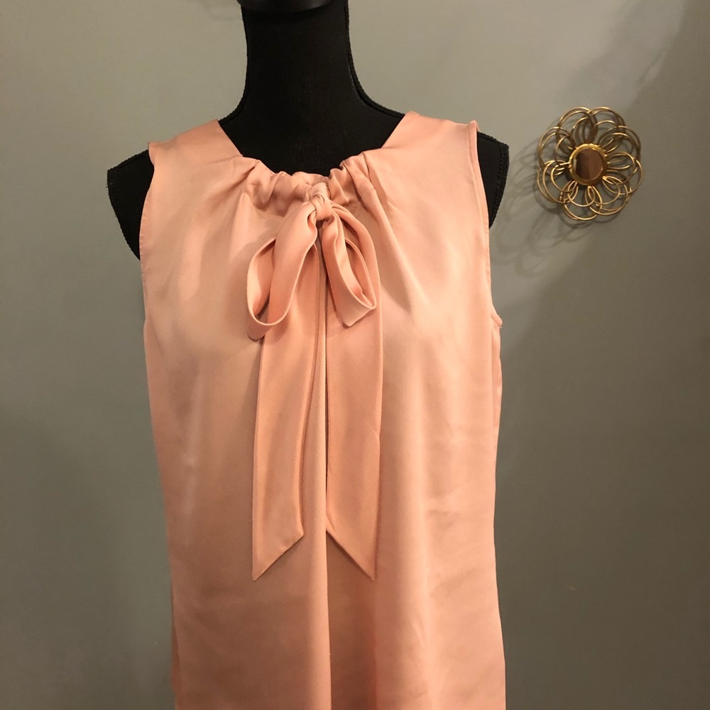 Tommy Hilfiger Pink Bow Top Size Large